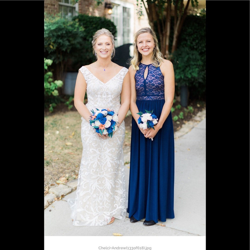 Bridesmaids / formal dress — NAVY
